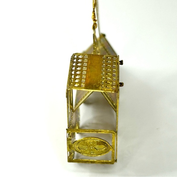 Vintage Small Brass 3D Train No. 09 Engine - Picture 5 of 8